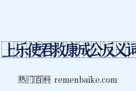 上乐使君救康成公反义词是什么意思的图片